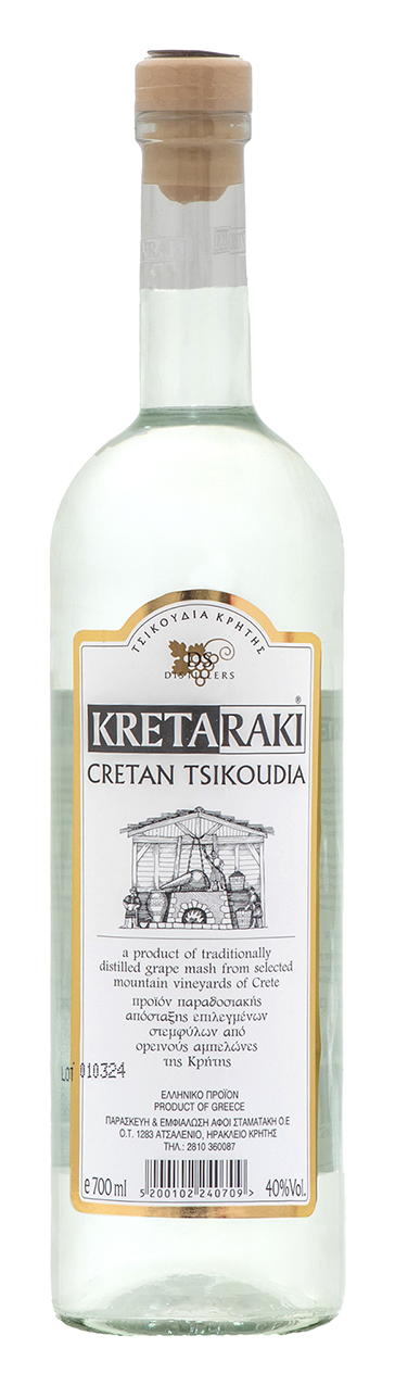 TSIKOUDIA de CRETE KRETARAKI 0.70L/40°