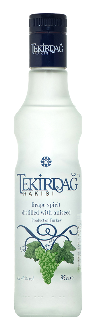 TEKIRDAG RAKI 0,35L/45° (TURQUIE)