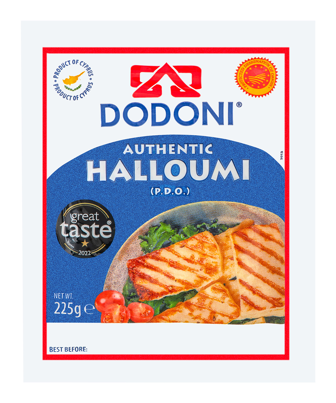 HALLOUMI "DODONI" (lait de mélange) 24% MG ~225gr