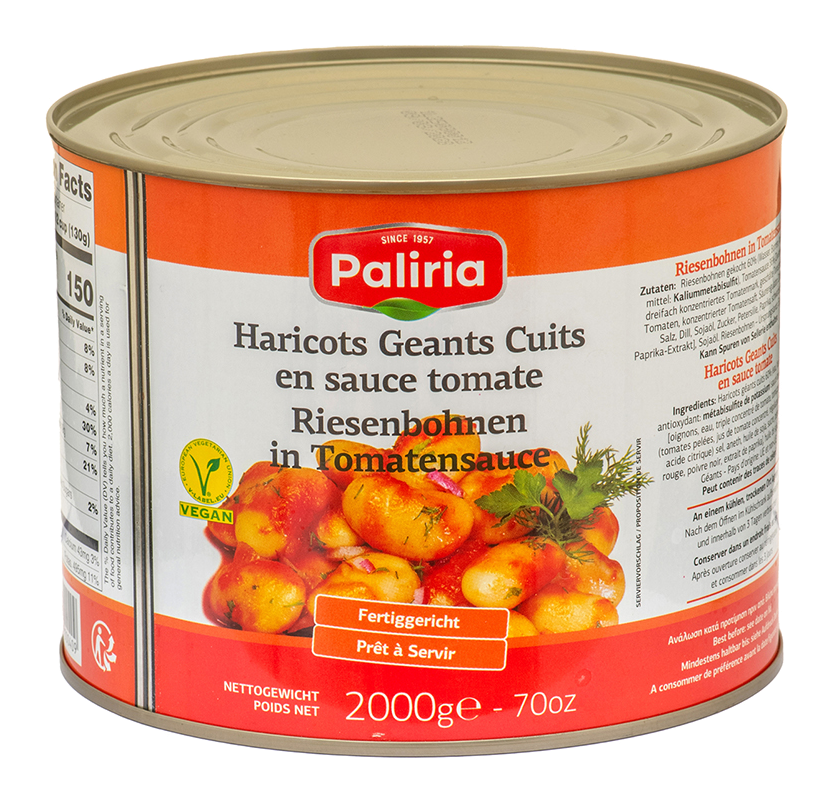HARICOTS GEANTS SCE TOMATE PALIRRIA 3/1