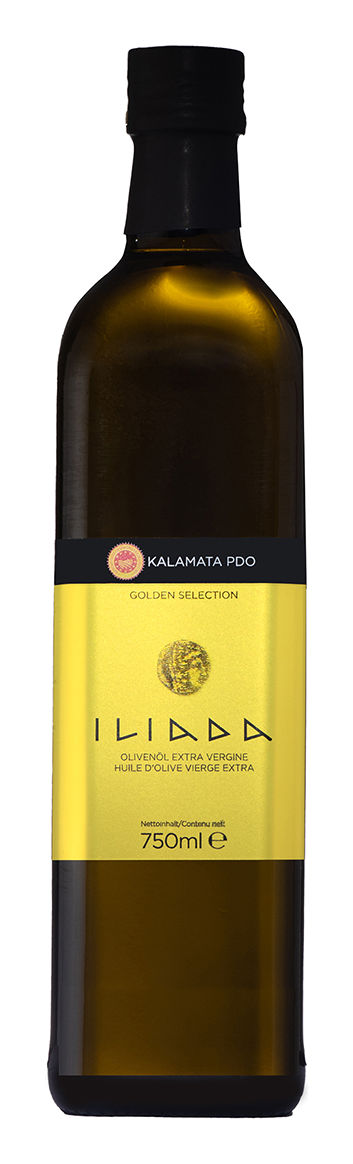 HUILE D'OLIVE AOP KALAMATA ILIADA 0.75L BLLE