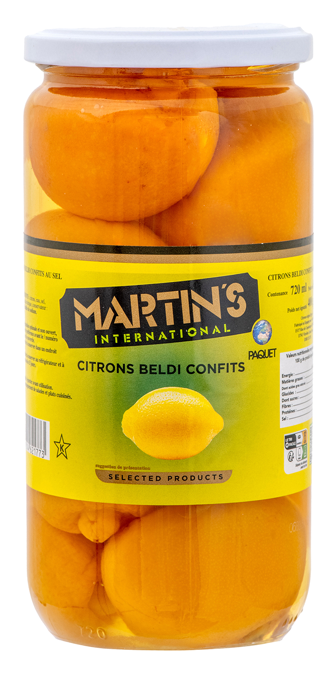 CITRONS BELDI CONFITS BOCAL 680gr