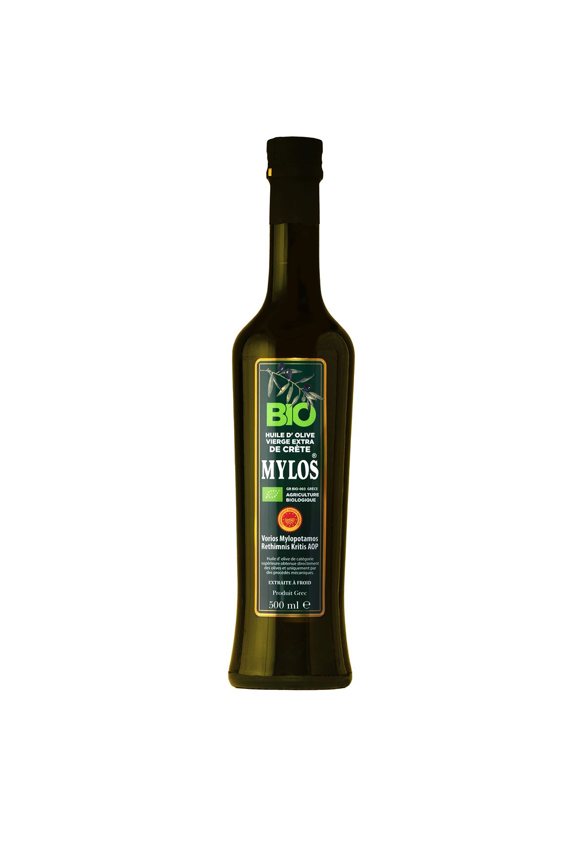 HUILE D'OLIVE VIERGE EXTRA BIO "MYLOS" 50cl