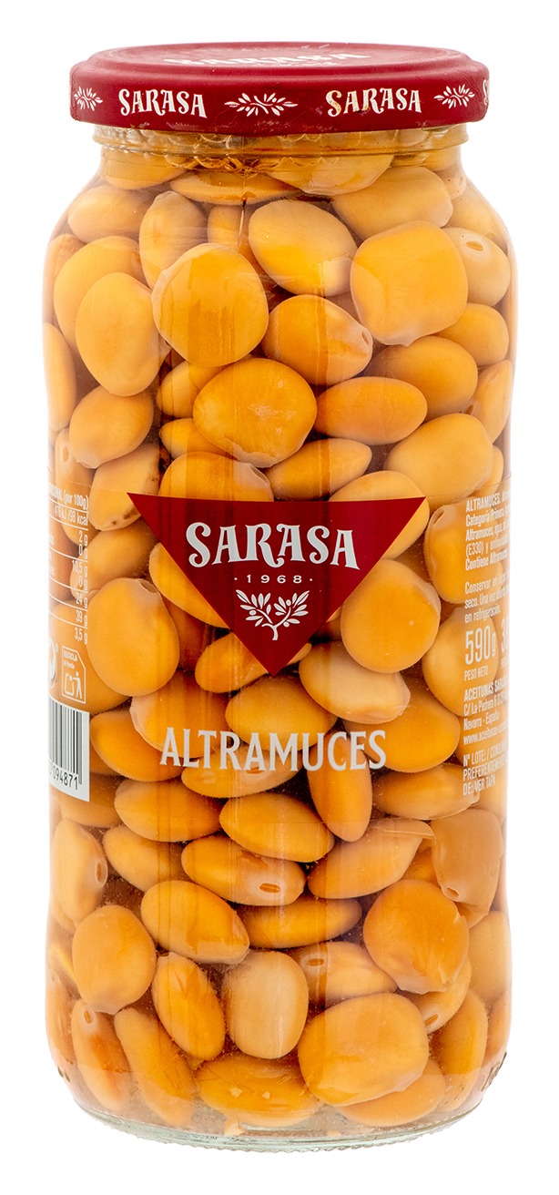 LUPINS GEANTS EN SAUMURE bocal 590gr