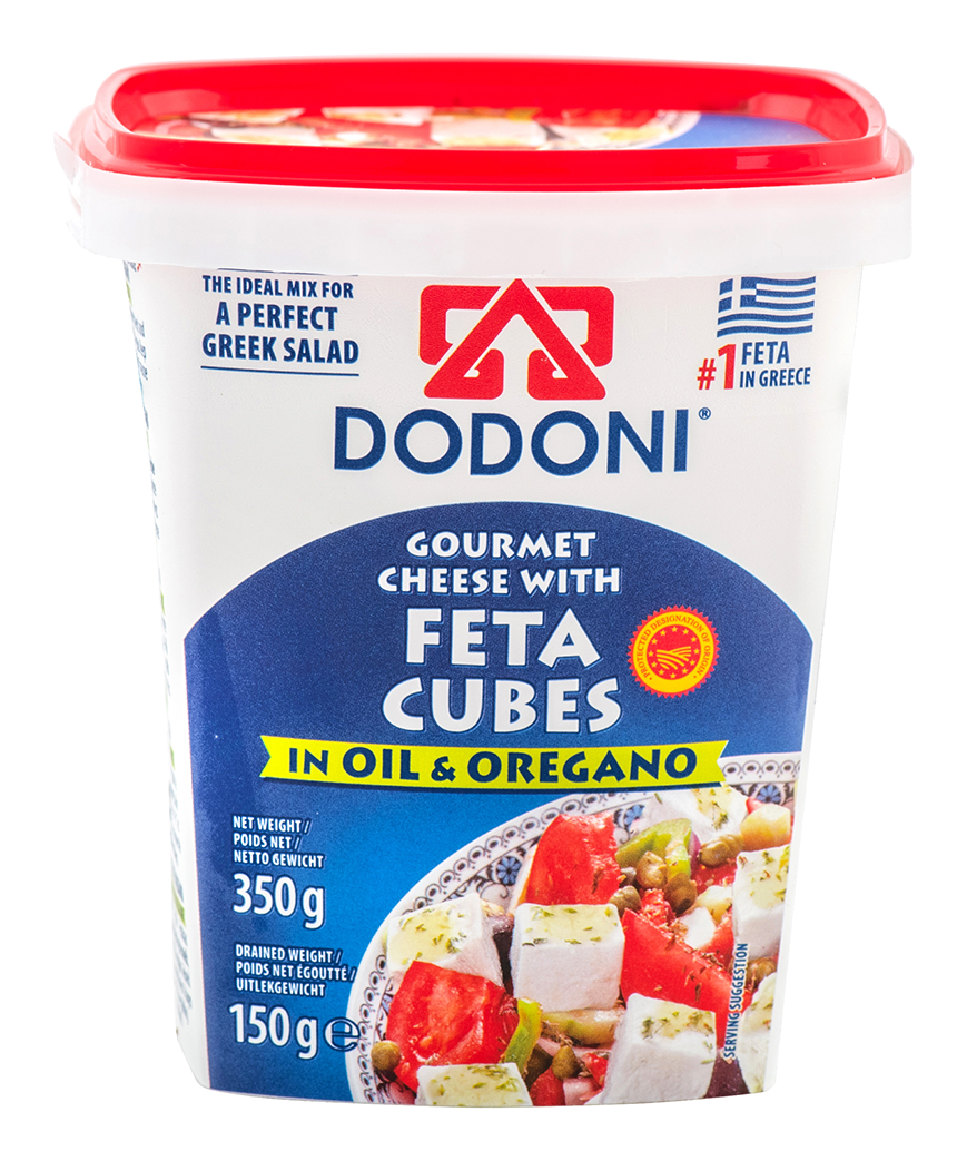 FETA AOP "DODONI" en cubes huile & origan 350gr