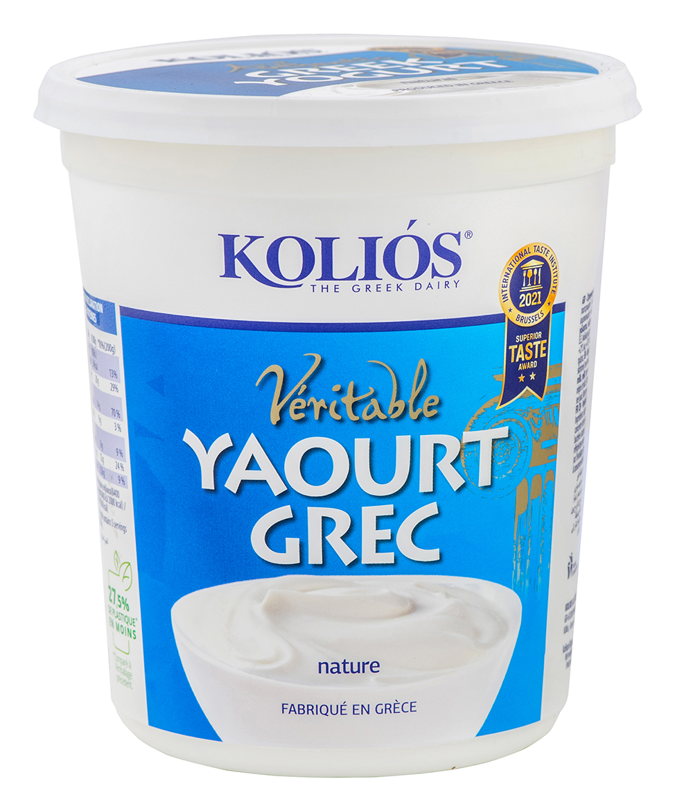 YAOURT GREC au lait de vache "KOLIOS" 1kg