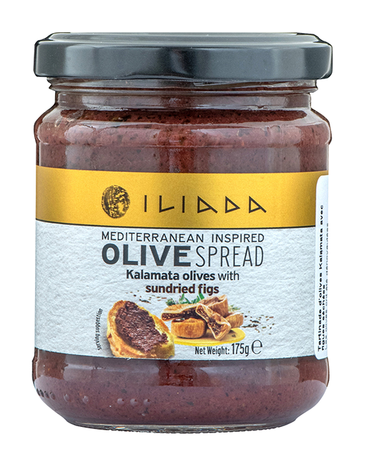TARTINADE D'OLIVES KALAMATA AVEC FIGUES SECHEES ILIADA 175gr