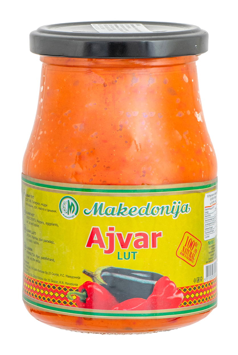 SAUCE AJVAR PIMENTEE 370gr (Macédoine du Nord)