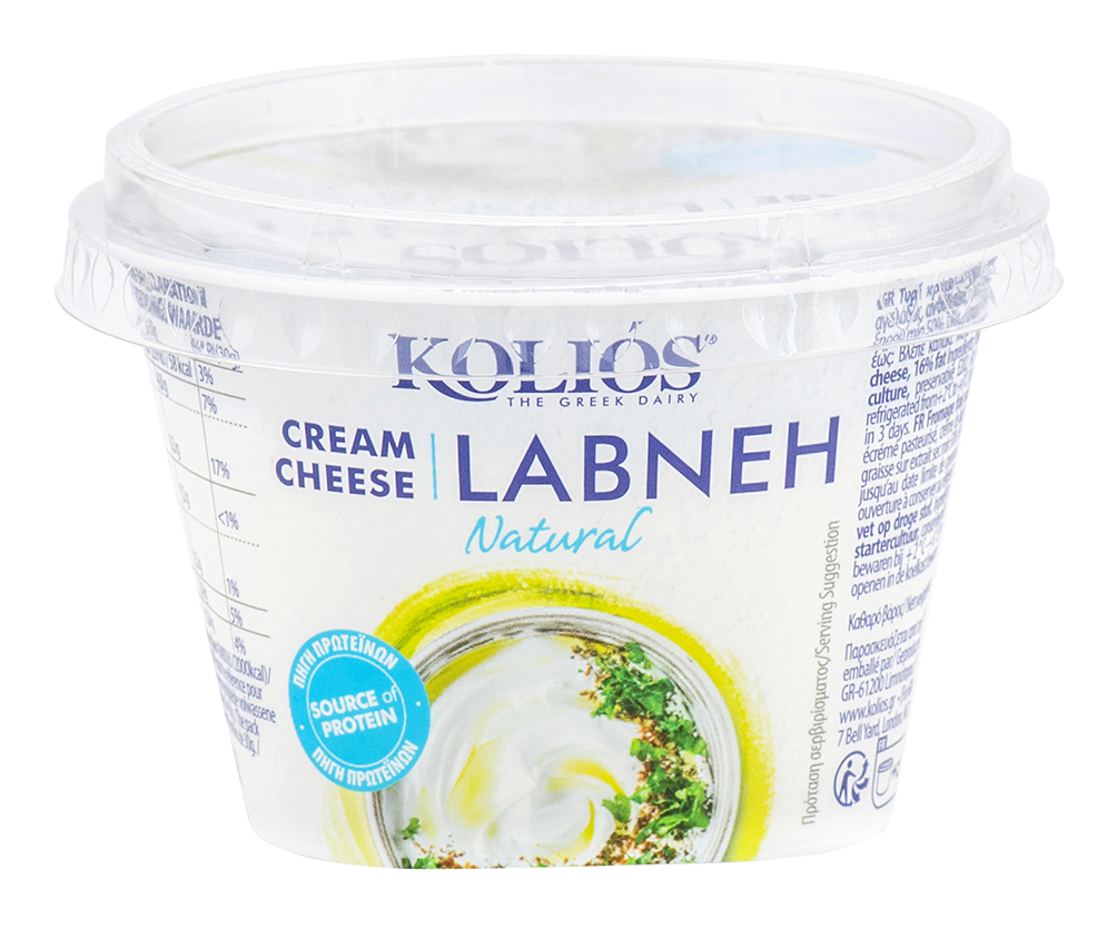 LABNEH (Cream cheese à la Libanaise) "KOLIOS" (lait de vache) 10% MG 200gr
