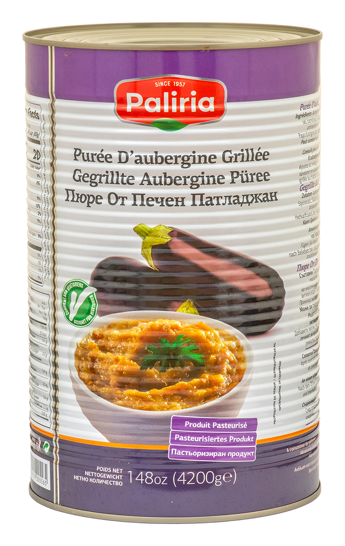 PULPE D'AUBERGINES "PALIRIA" 5/1 4,2Kg
