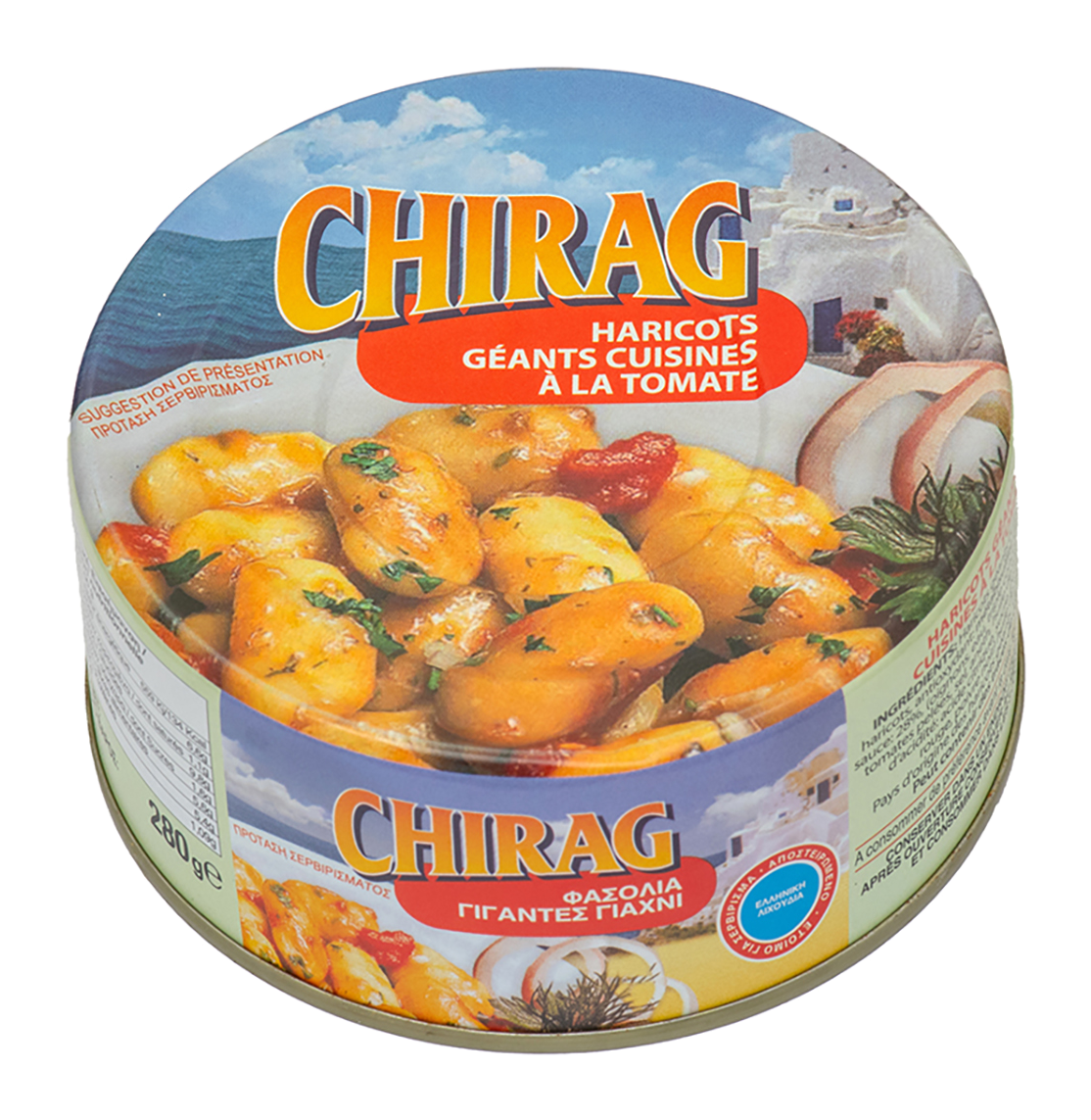 HARICOTS GEANTS A LA GRECQUE "CHIRAG" 280gr