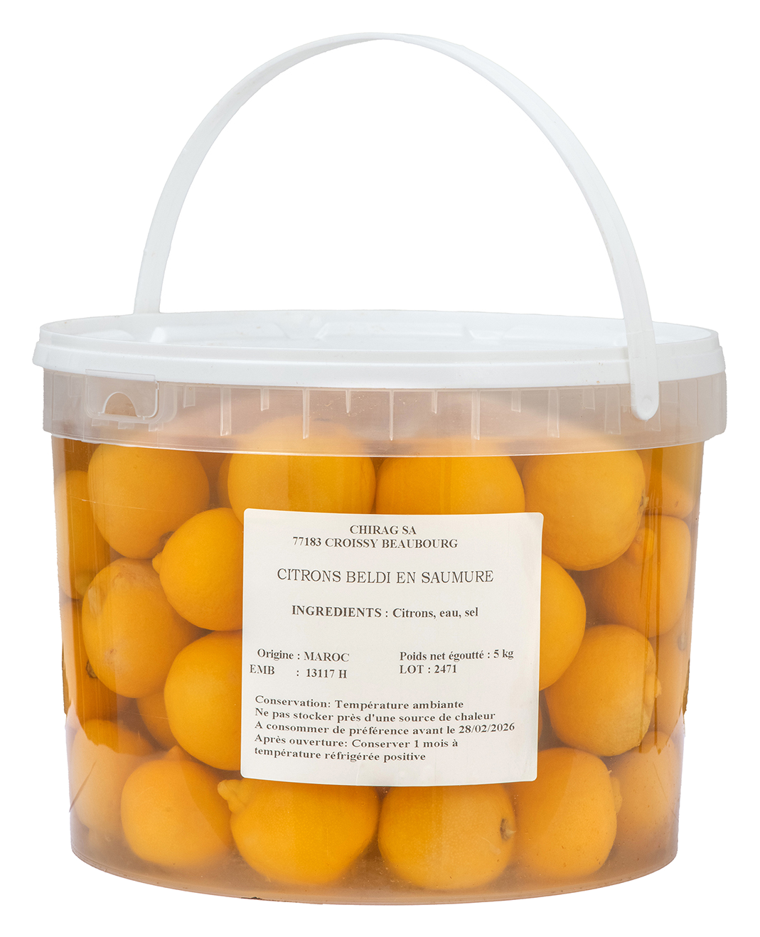 CITRONS CONFITS 5kgs