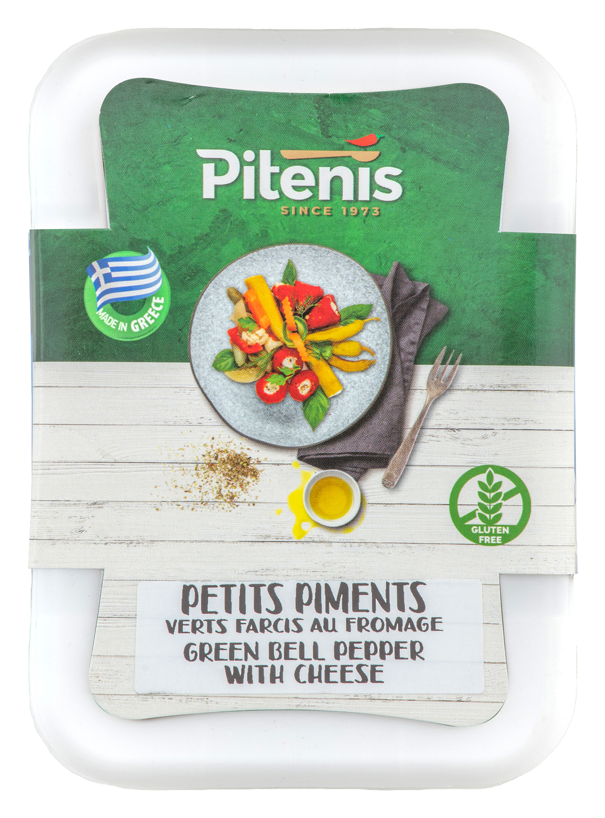 PETIT PIMENTS VERTS FARCIS FROMAGE (à l'huile) 1,7kg