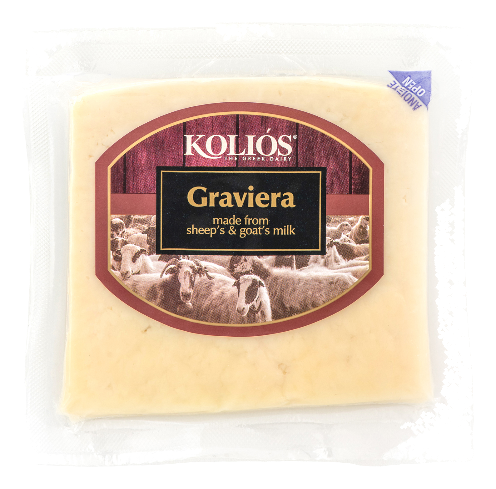 GRAVIERA (lait de Brebis et chèvre) "KOLIOS" 40% MG 250gr nouveauté