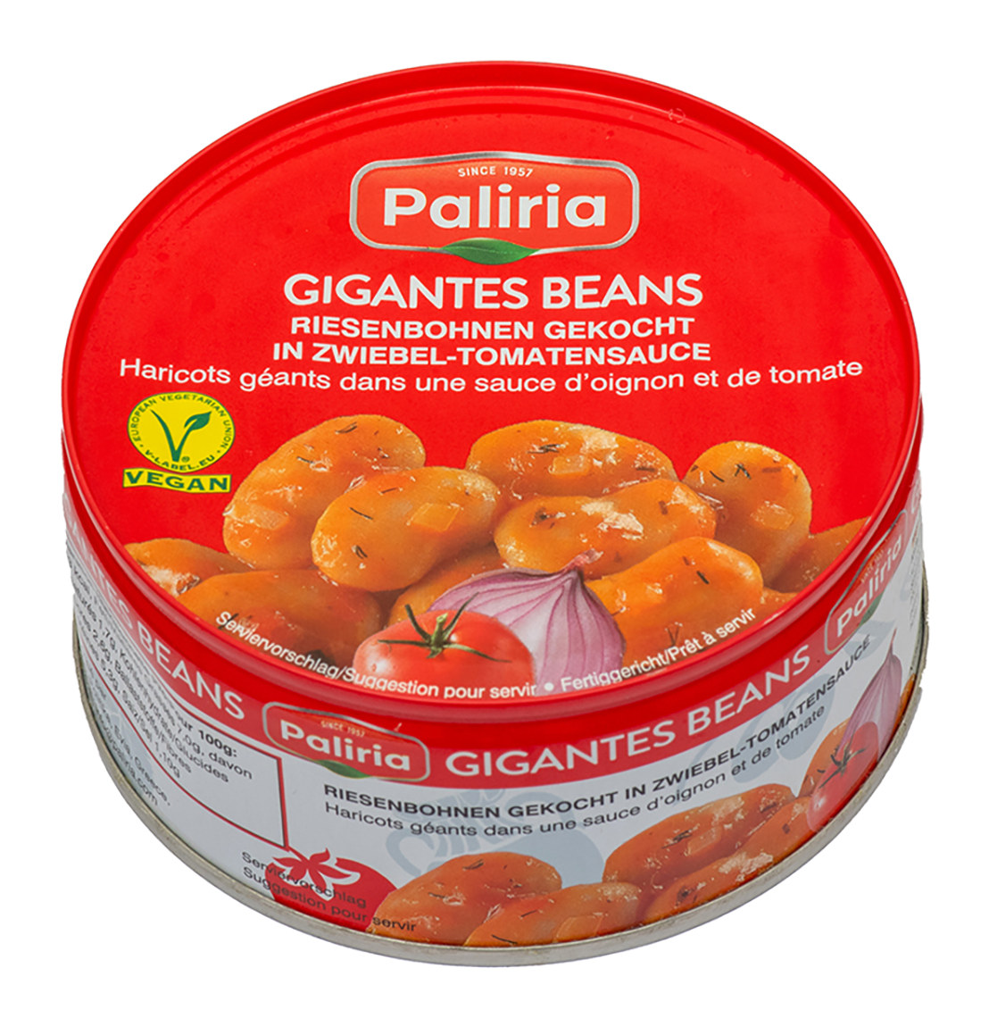 HARICOTS GEANTS SCE TOMATE PALIRRIA 280g