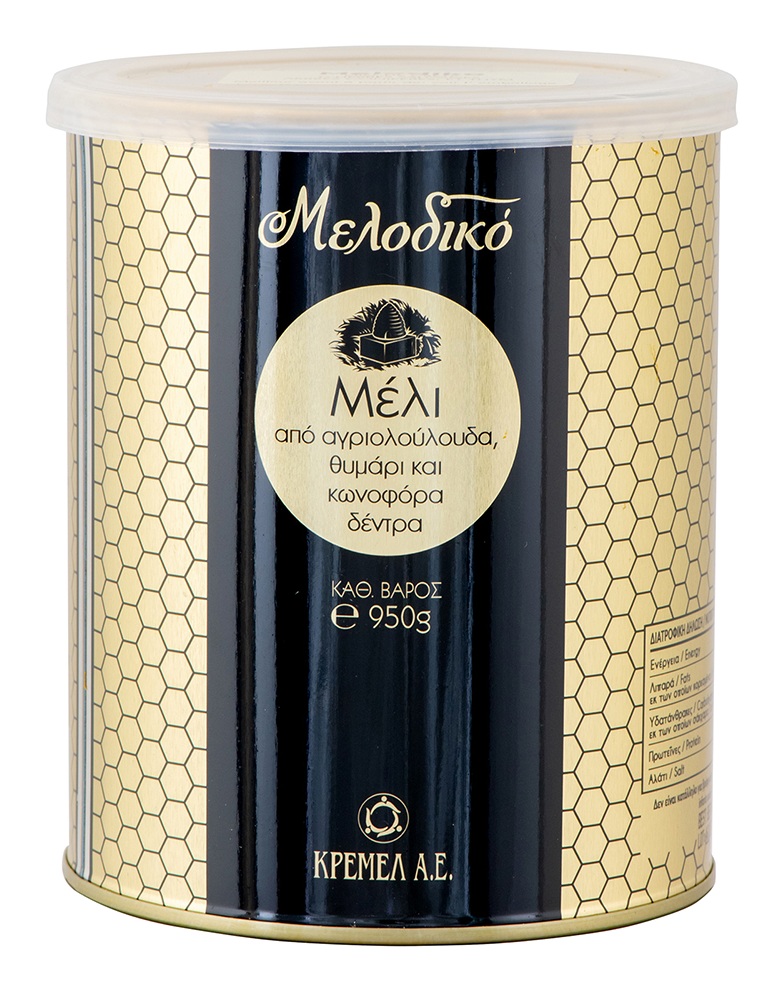 MIEL DE CRETE "MELODIKO" 950gr (boîte métal)