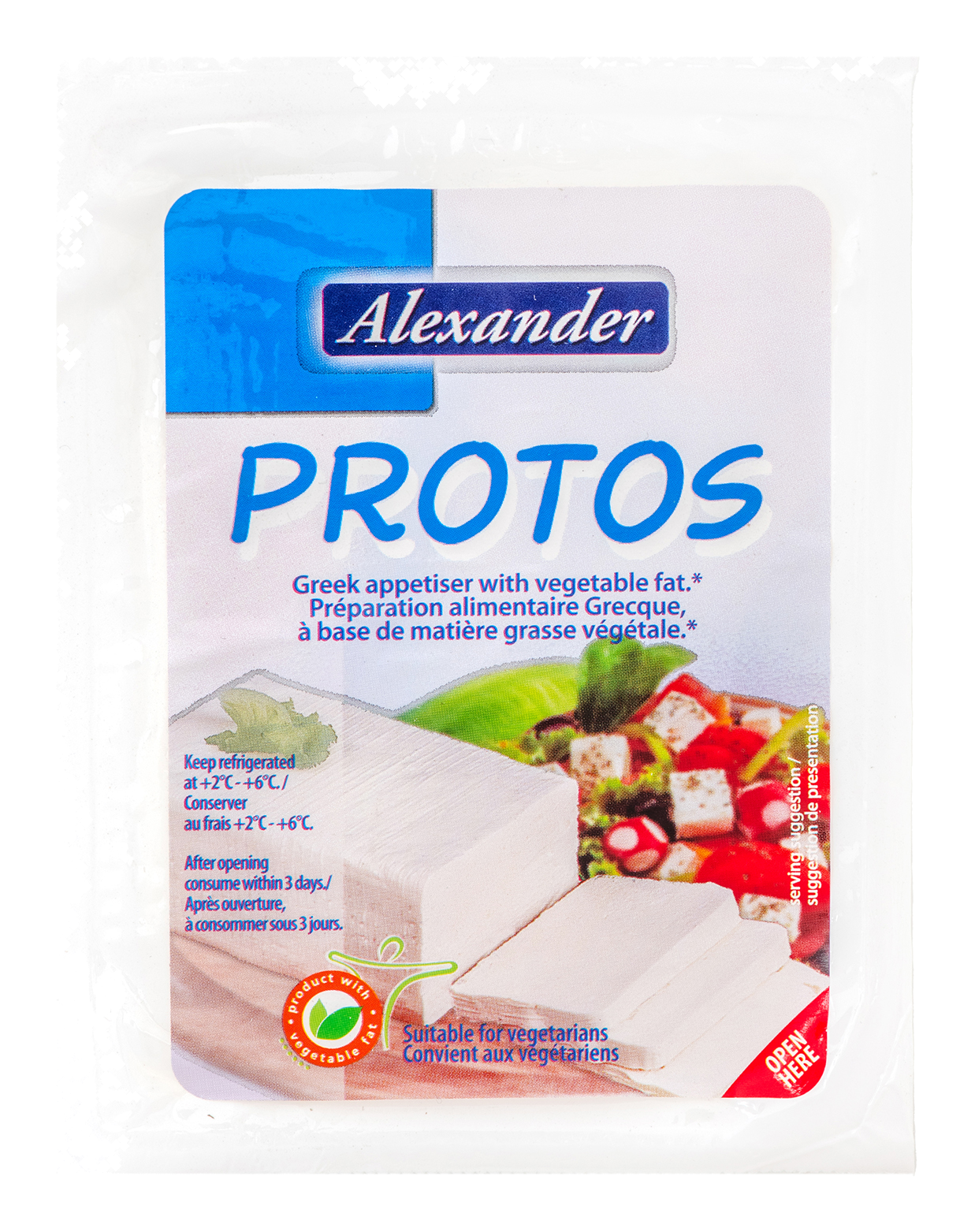 préparation alimentaire fromagère "ALEXANDER PROTOS" (sous-vide) 40% MG - 400gr
