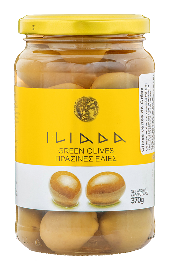 OLIVES VERTES DE GRECE ILIADA 370gr