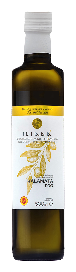HUILE D'OLIVE AOP KALAMATA ILIADA 0.50L BLLE
